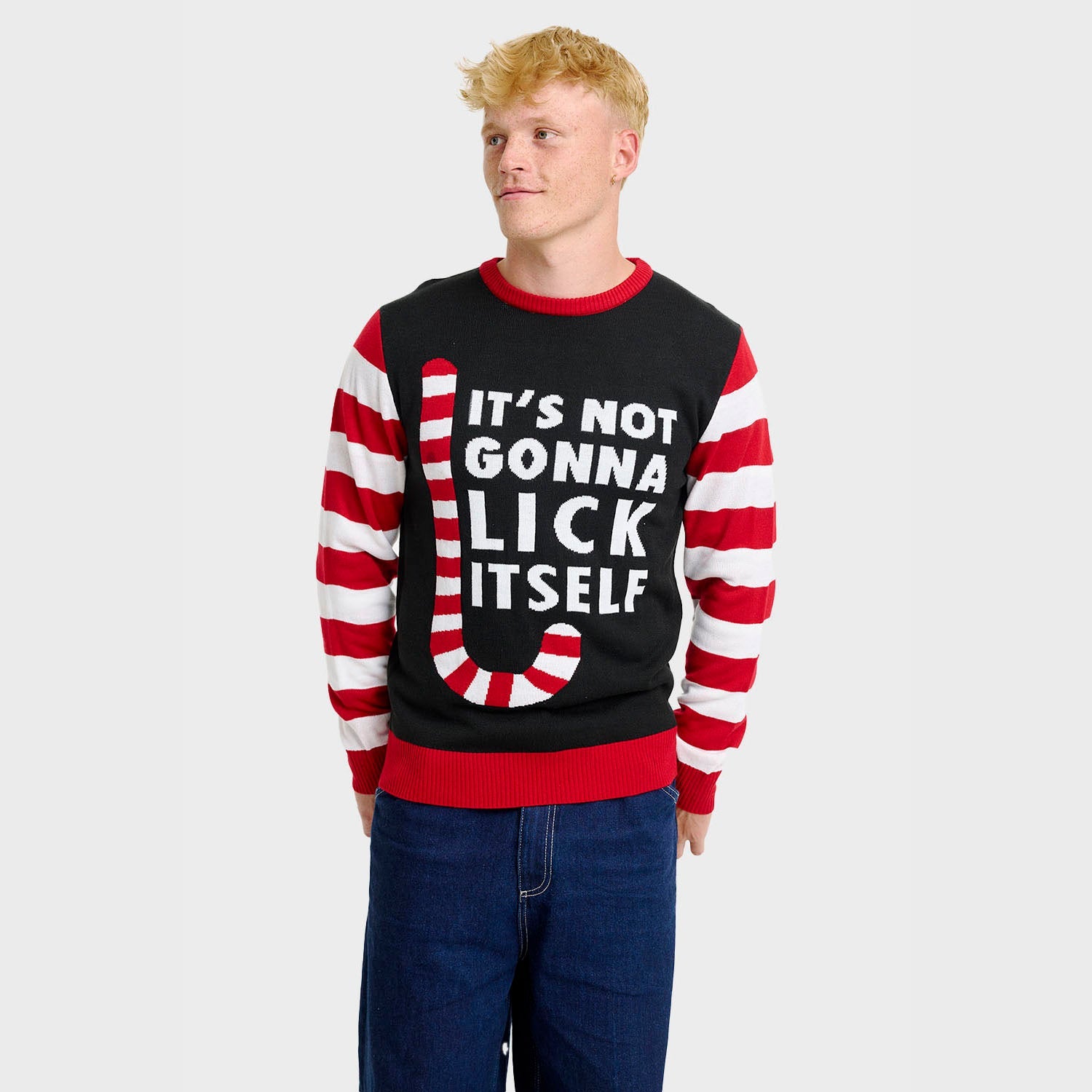 Candy Cane julegenser – Herre